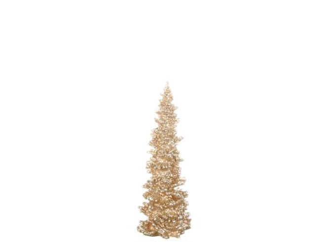 Hovedbilde Juletre Chanpagne med glitter ...