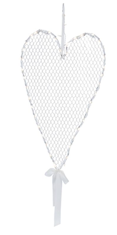 Julebelysning Mammas hjerte 65cm LED