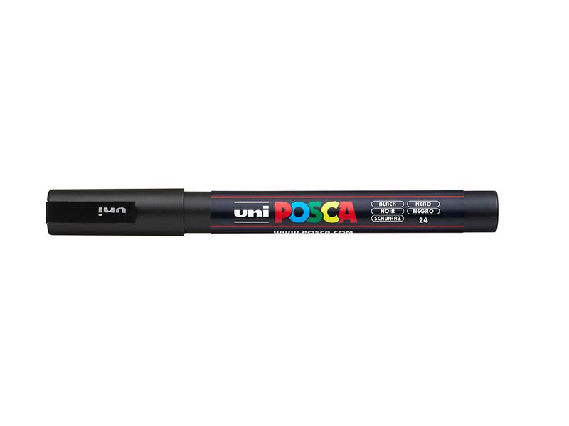 Uni POSCA PC-3M  Fine 0,9-1,3mm  24 Black