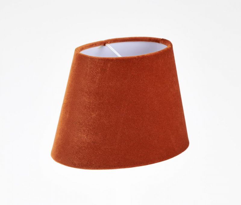 Lampeskjerm Savoy Oval Rust 20 cm