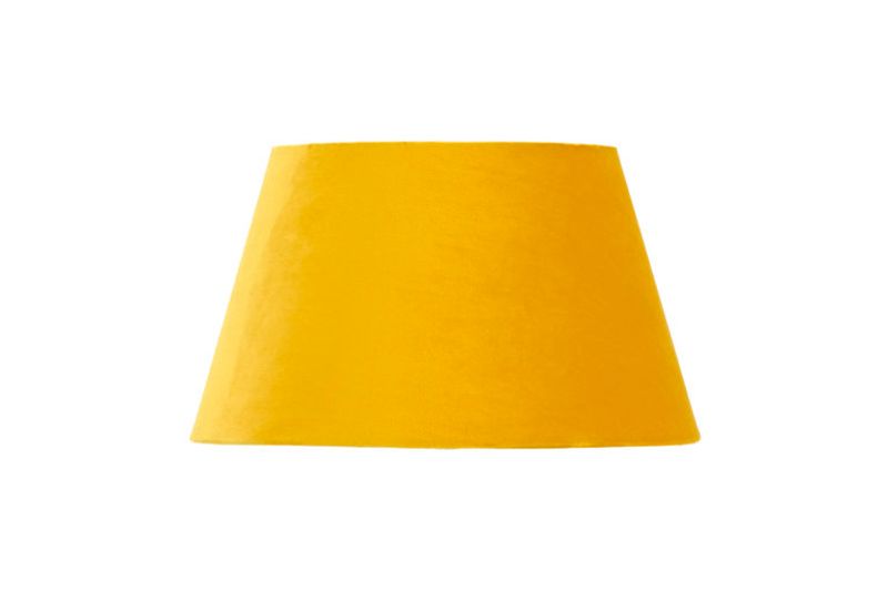 Lampeskjerm Savoy sennepsgul 16 cm