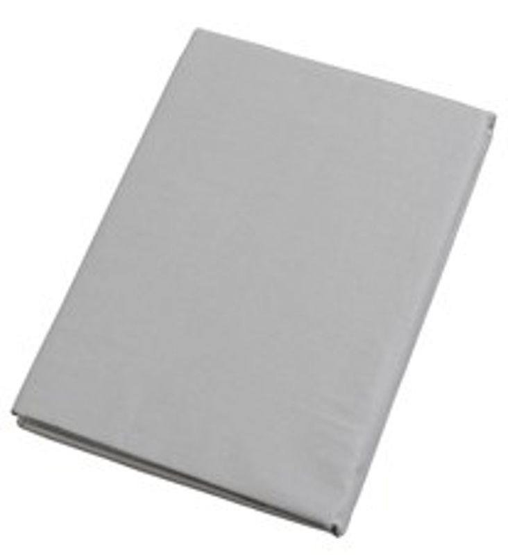 Laken Ekstra fin bomull Lys grå 90x200x20 cm