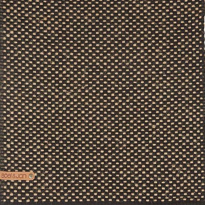 Bordbrikke Jute Check 40x45 cm 