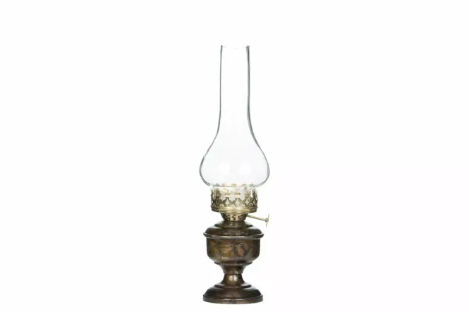 Hovedbilde Lampe varmelys antique brown ...
