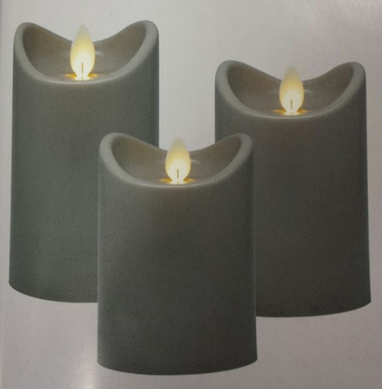 Kubbelys Ekstra plast grå 7x18cm, batteri