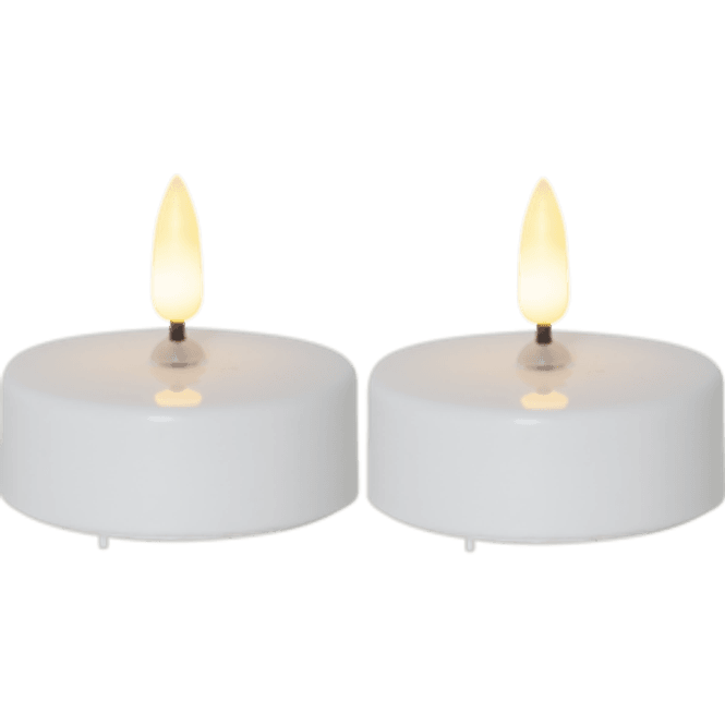 Hovedbilde Telys 2 pk flamme-lys 5,8 cm ...
