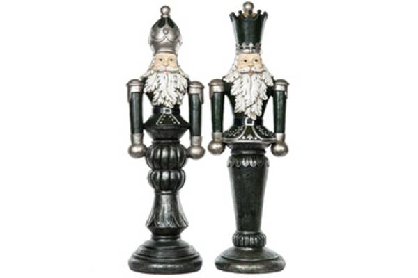 Nøtteknekkeren figurd/krone Grønn 65 cm