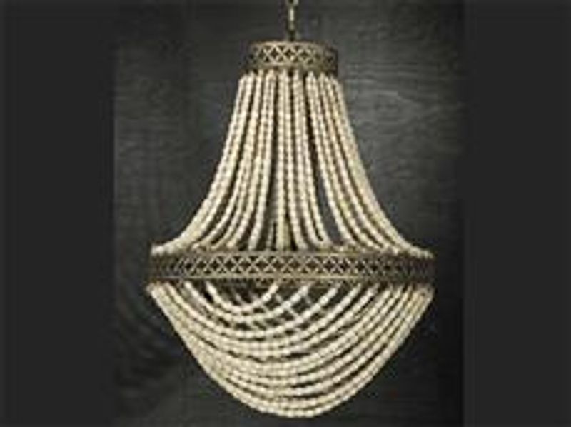Taklampe Milo beige