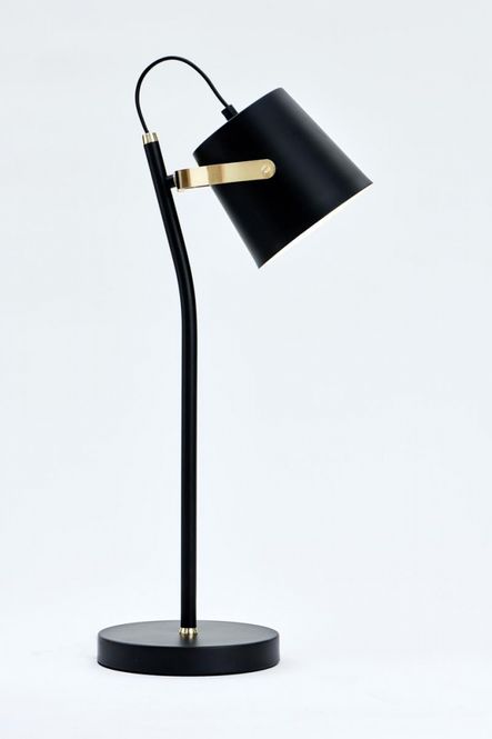 Hovedbilde Bordlampe Toby matt sort ...