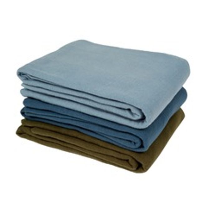 Hovedbilde Pledd Fleece Blå 130x160 cm