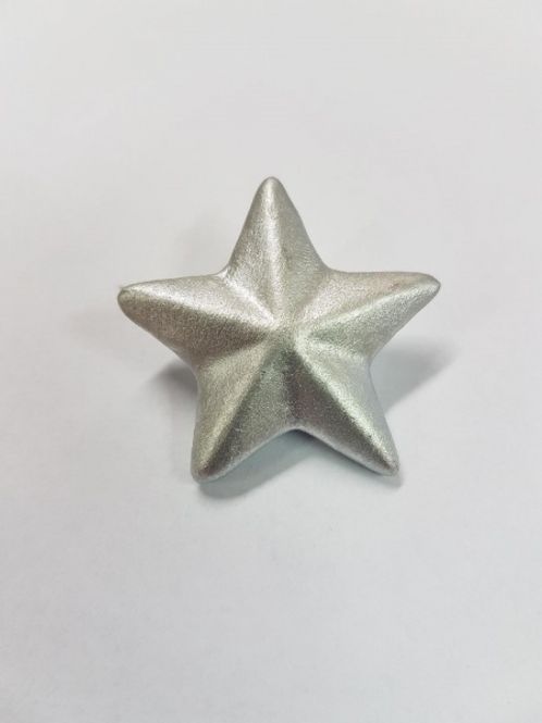 Hovedbilde Stjerne sølv  3x3 cm