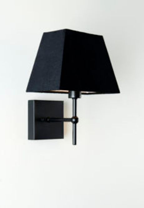 Hovedbilde Vegglampe Remi u/skjerm sort ...