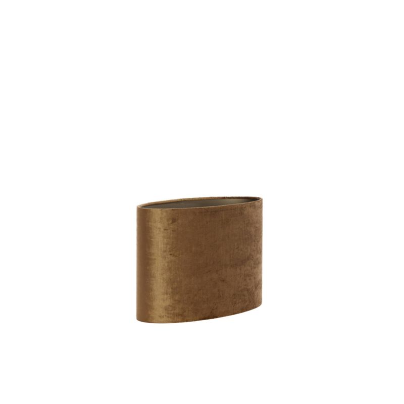 Lampeskjerm  oval straight slim 38-17,5-19 cm GEMSTONE bronze 