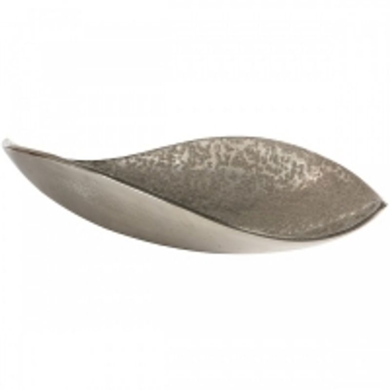 Fat curvy boat antique silver 44 cm