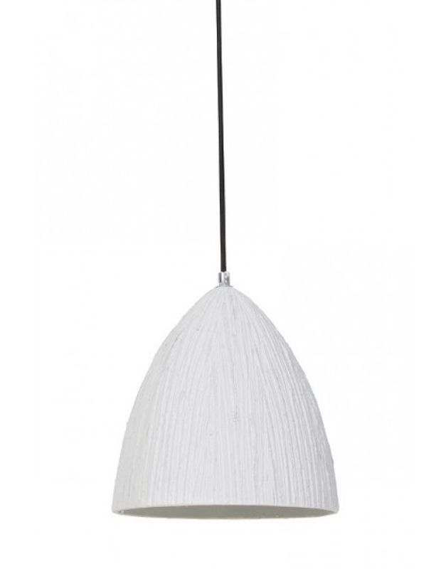 Taklampe Ø 25x29 cm betonglook lys grå