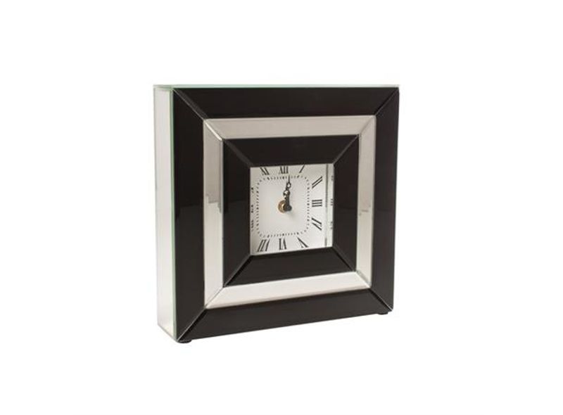 Klokke til Bord Sort/blank 26 cm