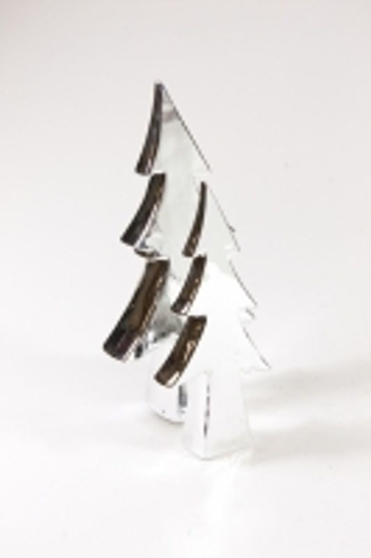 Juletre sølv 23cm