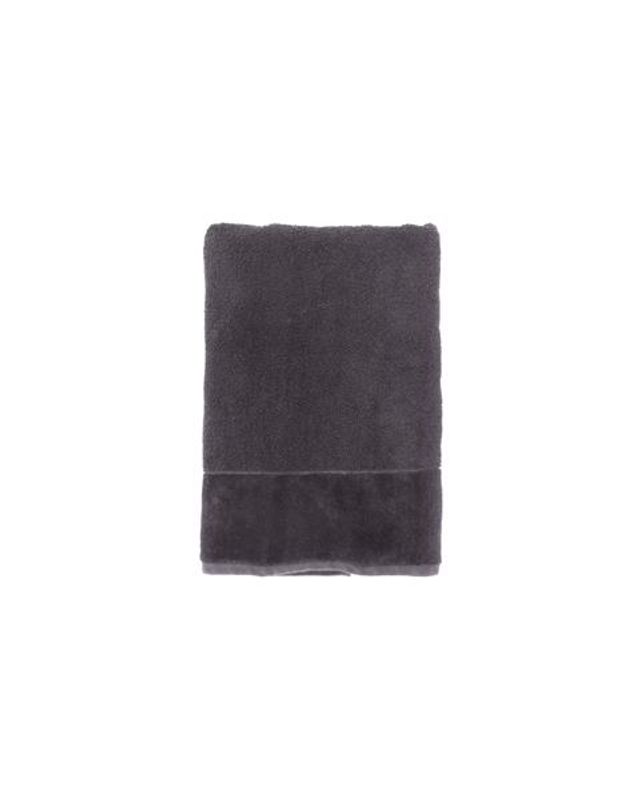 Halvor Bakke håndkle Grå/plum 50x100