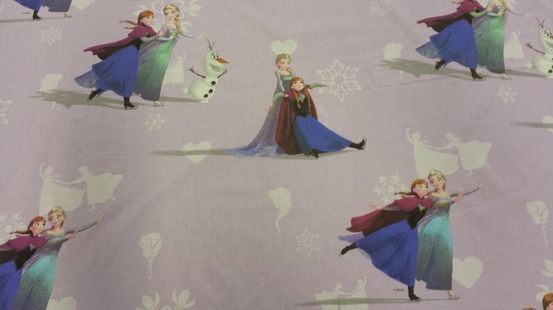 Metervare m/Disney Frost/Frozen, b:140cm 