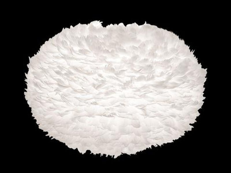 Fjærlampe Vita Eos hvit Xstor Ø 75 cm