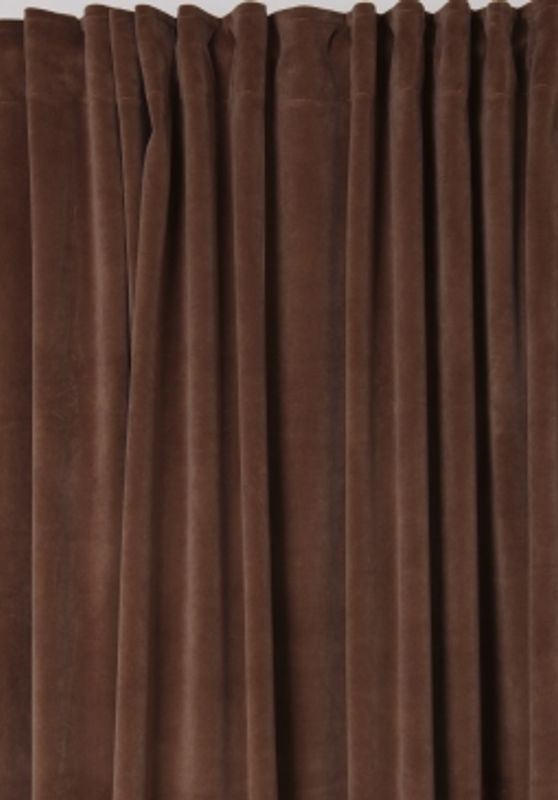 Putetrekk Velvet Brun 45x45