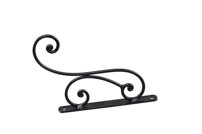 Hovedbilde Lykt krok sort metall 16x2x15 ...