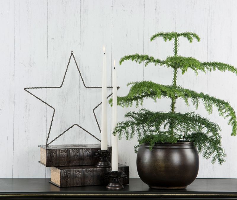 Stjerne i metall 38 cm