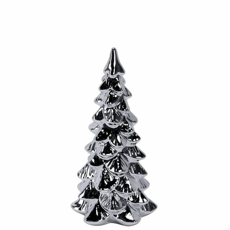 Juletre sølv H 18,5 cm