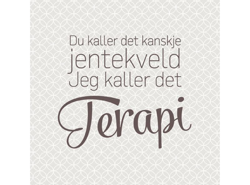 Serviett Jentekveld beige Lunsjserviett 20 stk 3-lags 33x33cm