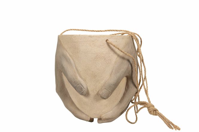 Hovedbilde Ampel Hånd beige 19x17x21 cm
