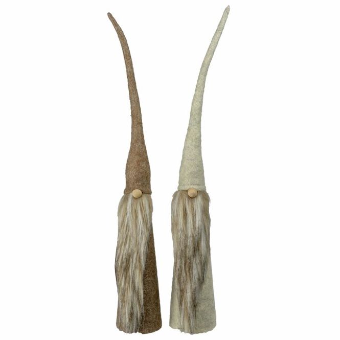 Hovedbilde Nisse brun Goblin Ull H 50 cm