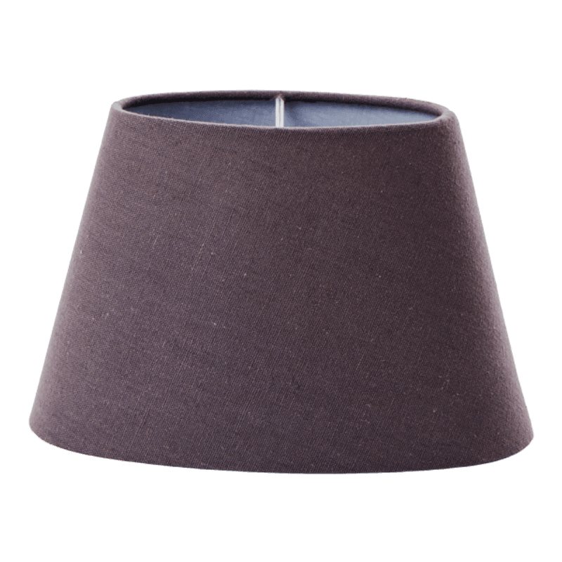 Lampeskjerm nova oval Grå 20 cm