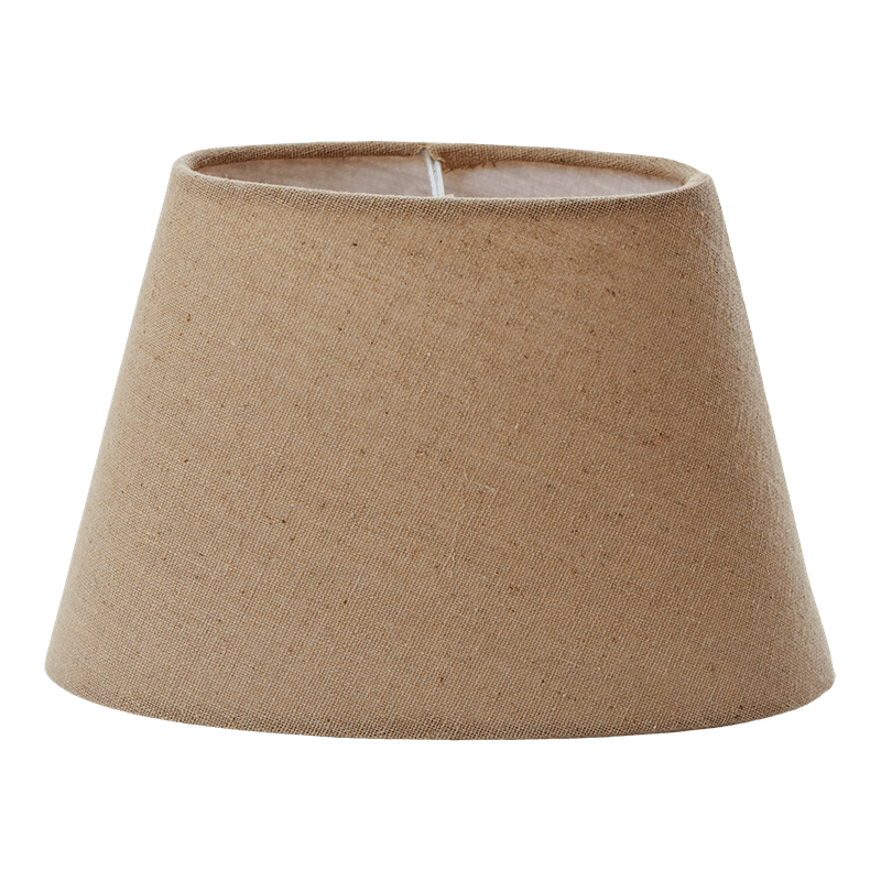 Lampeskjerm Nova Oval Lin Ø 23 cm