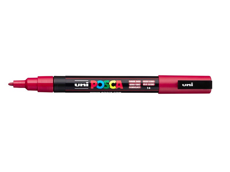 Uni POSCA PC-3M  Fine 0,9-1,3mm  14 Dark Red