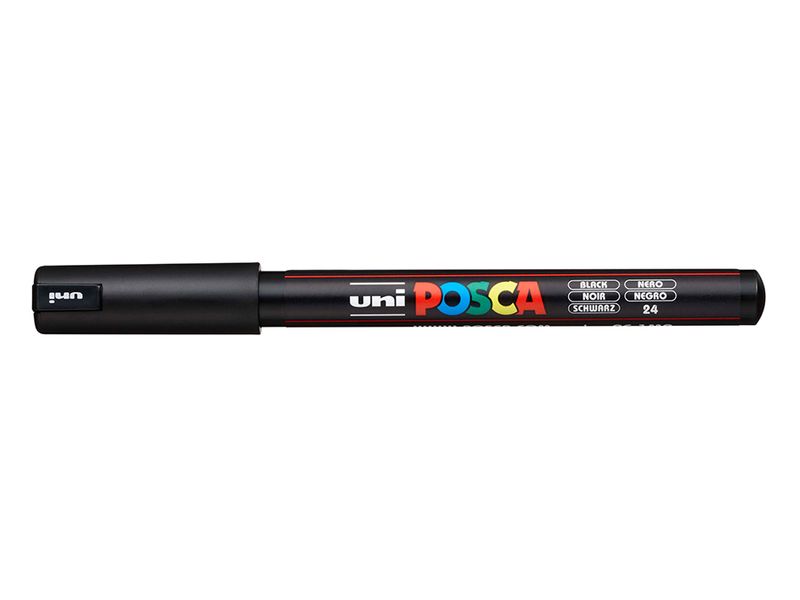 Uni POSCA PC-1MR  Ultra-Fine 0,7mm  24 Black