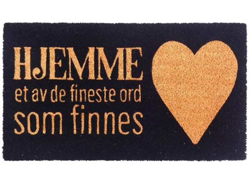  Dørmatte Hjemme et av de fineste 40x70cm Kokosmateriale