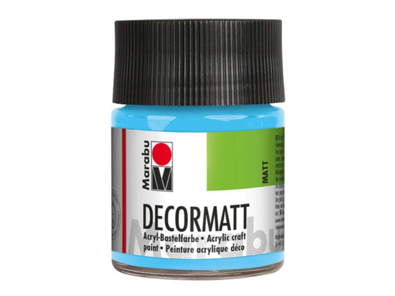 Marabu Decormatt 50ml  090 Lys blå
