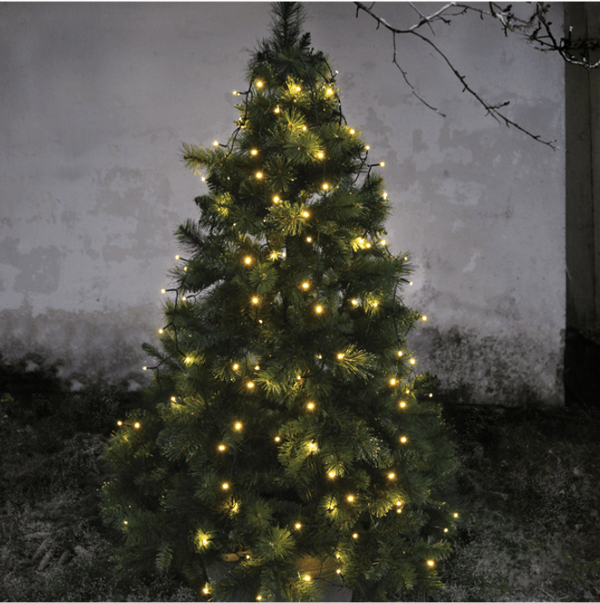 Hovedbilde Juletrebelysning 160 lys varm ...