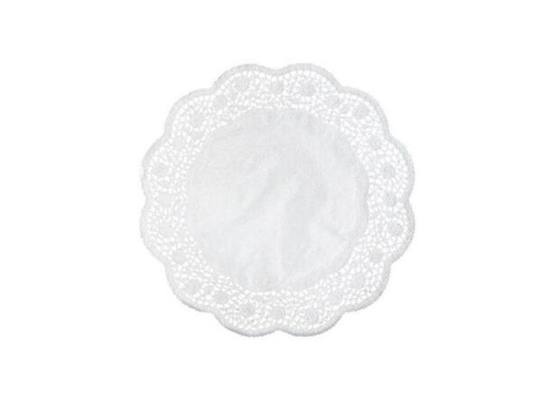 Kakebrikke rund 36 cm Hvit 6 pk