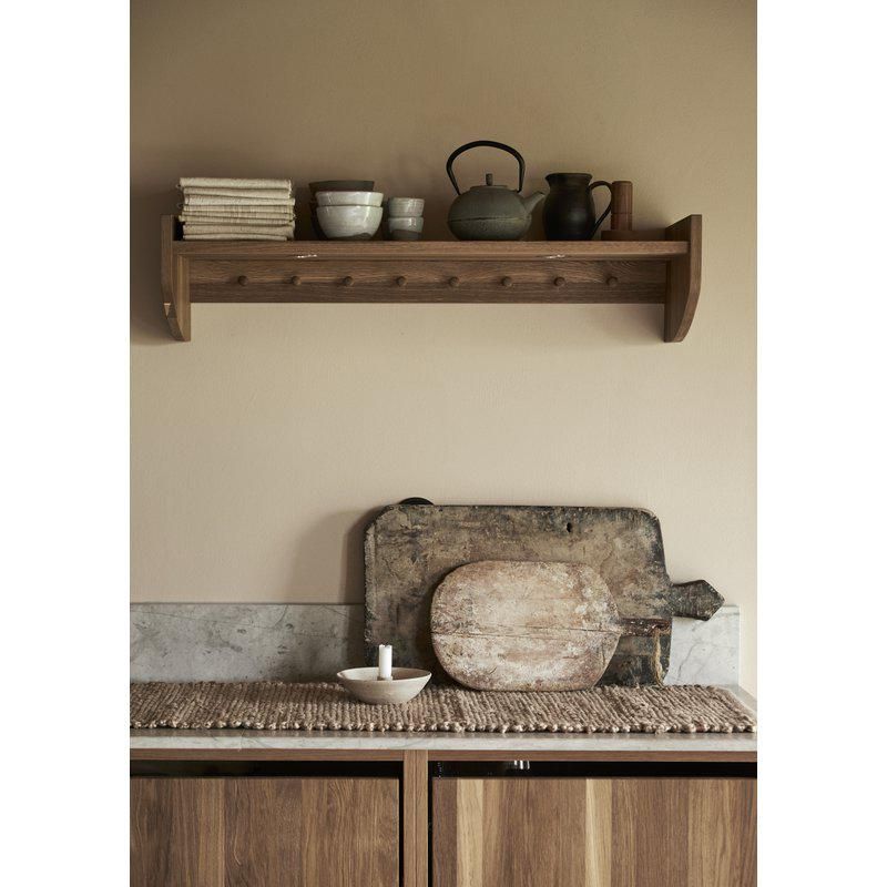 Bordløper Merida Brun 100 % jute 40 x 140 cm