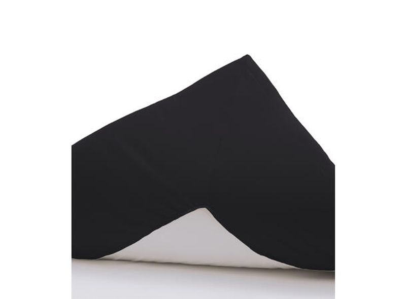 Bomull konvoluttlaken  180x200 cm sort