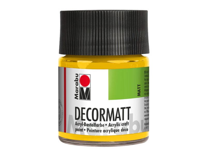 Marabu Decormatt 50ml  021 Mellomgul