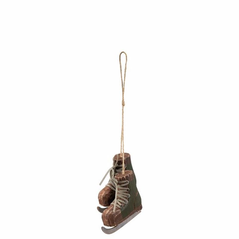 Skjøyter i tre L5,5 H8 cm