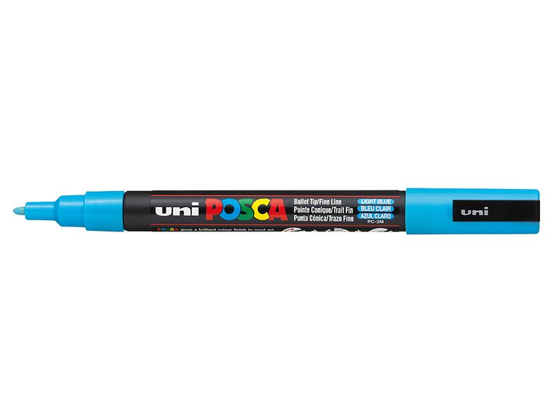 Uni POSCA PC-3M  Fine 0,9-1,3mm  8 Light Blue